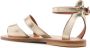 K. Jacques Anaelle metallic leather sandals Gold - Thumbnail 3
