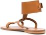 K. Jacques ankle-fastening flat sandals Brown - Thumbnail 3