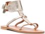 K. Jacques buckle-fastening leather sandals Gold - Thumbnail 2