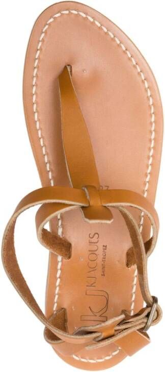 K. Jacques Buffon leather sandals Neutrals