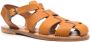 K. Jacques caged-design calf-leather sandals Brown - Thumbnail 2