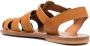K. Jacques caged-design calf-leather sandals Brown - Thumbnail 3