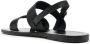 K. Jacques contrast-stitching calf-leather sandals Black - Thumbnail 3