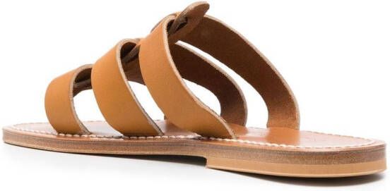 K. Jacques Dolan flat sandals Brown