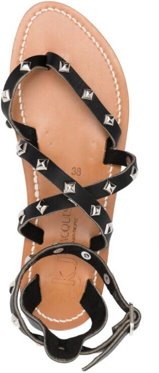 K. Jacques Epicure calf-leather sandals Black