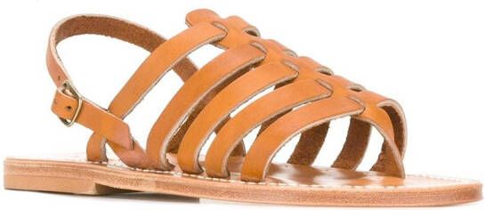 K. Jacques Homer strappy sandals Neutrals