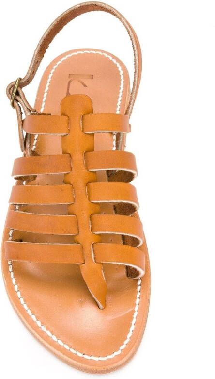 K. Jacques Homer strappy sandals Neutrals