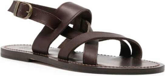 K. Jacques Jonas leather sandals Brown