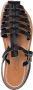 K. Jacques open-toe leather sandals Black - Thumbnail 4