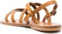 K. Jacques Talara leather flat sandals Brown - Thumbnail 3