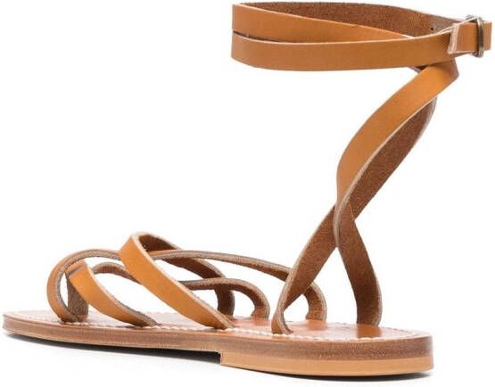 K. Jacques Zeno calf-leather sandals Brown