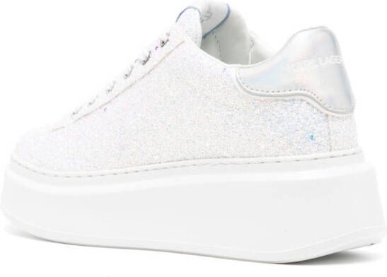 Karl Lagerfeld Anakapri glitter-detail sneakers White