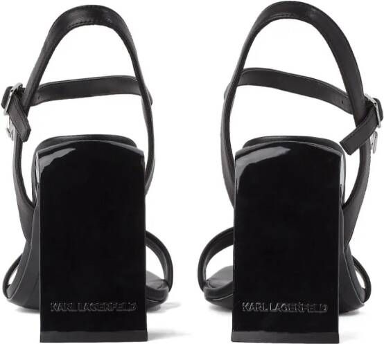 Karl Lagerfeld Astra Nova strap-detail sandals Black
