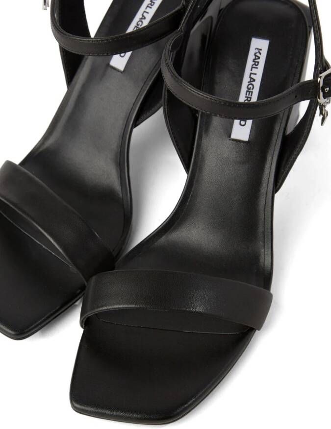 Karl Lagerfeld Astra Nova strap-detail sandals Black