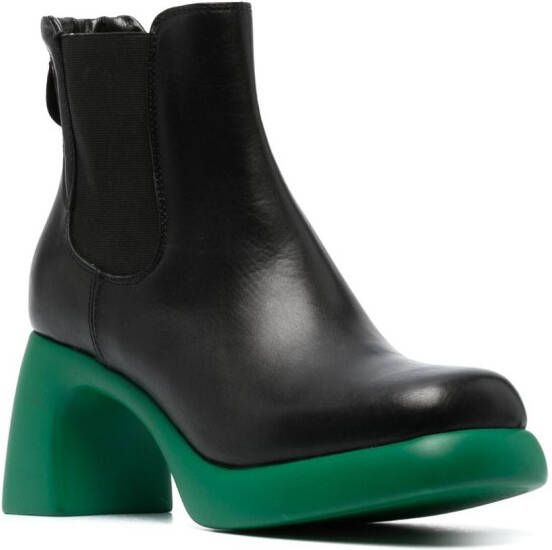 Karl Lagerfeld Astragon leather ankle boots Black