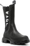 Karl Lagerfeld chunky logo-print chelsea boots Black - Thumbnail 2