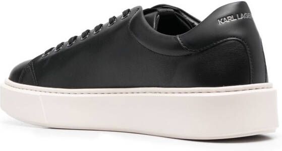 Karl Lagerfeld debossed-logo low-top sneakers Black