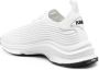 Karl Lagerfeld grooved-detail low-top sneakers White - Thumbnail 3