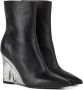 Karl Lagerfeld Ice 100mm leather ankle boots Black - Thumbnail 2