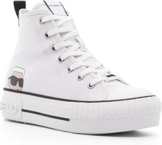 Karl Lagerfeld Ikonik Karl lace-up sneakers White