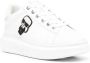 Karl Lagerfeld Ikonik Karl-motif lace-up sneakers White - Thumbnail 2