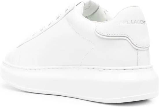 Karl Lagerfeld Ikonik Karl-motif lace-up sneakers White