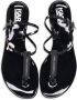Karl Lagerfeld Ikonik Karl NFT patent-finish sandals Black - Thumbnail 4