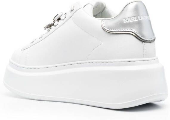 Karl Lagerfeld Ikonik Karl platform sneakers White