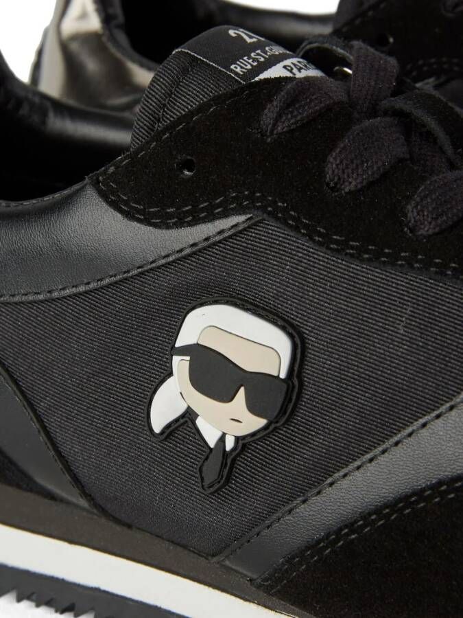 Karl Lagerfeld Ikonik NFT appliqué-detail sneakers Black