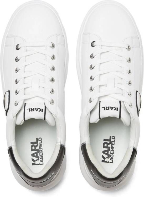Karl Lagerfeld Ikonik NFT Kapri leather sneakers White