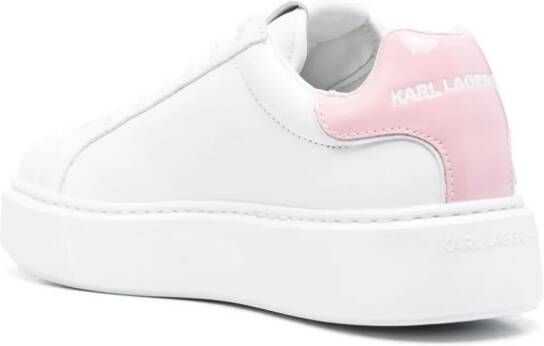 Karl Lagerfeld Injekt calf-leather sneakers White