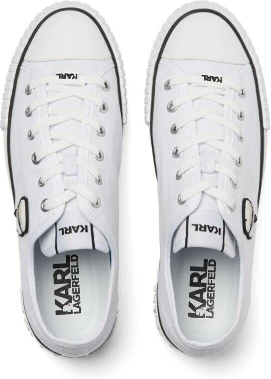 Karl Lagerfeld Ikonik Kampus Max sneakers White