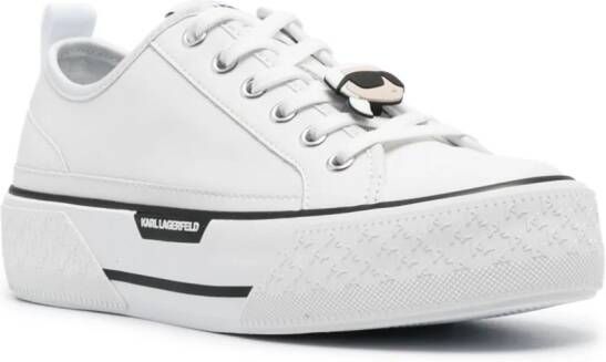 Karl Lagerfeld Kampus Max III leather sneakers White
