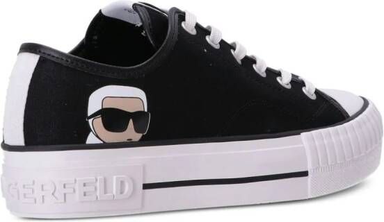 Karl Lagerfeld Kampus Max lace-up sneakers Black