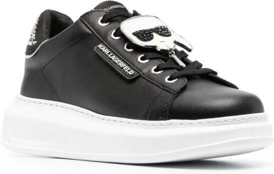 Karl Lagerfeld Kapri Ikonik embellished sneakers Black