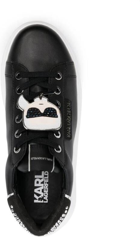 Karl Lagerfeld Kapri Ikonik embellished sneakers Black