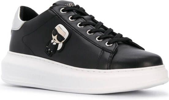 Karl Lagerfeld Kapri Ikonik leather sneakers Black
