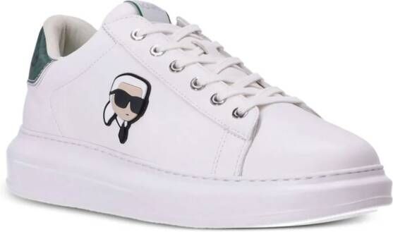 Karl Lagerfeld Kapri leather sneakers White