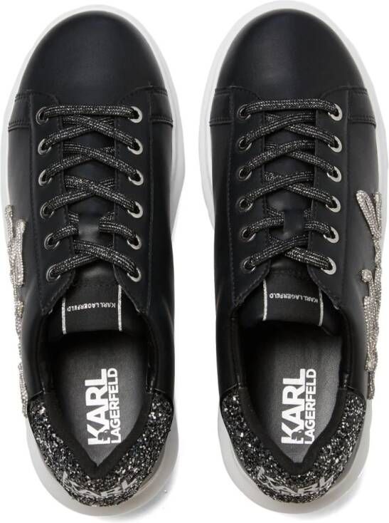 Karl Lagerfeld Kapri logo-appliqué sneakers Black