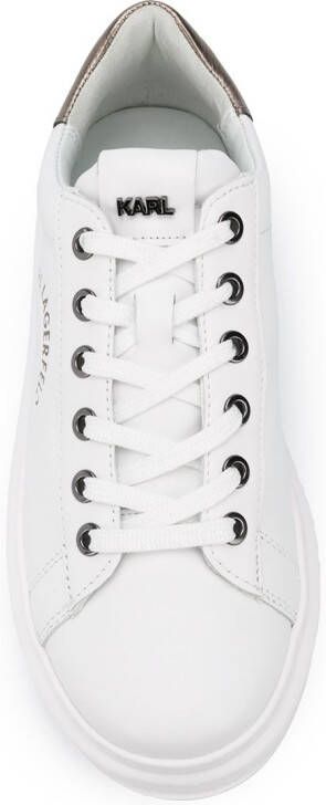 Karl Lagerfeld Rue St-Guillaume Kapri leather sneakers White