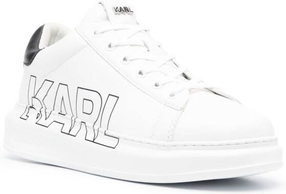 Karl Lagerfeld Kapri logo-print sneakers White