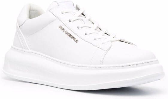 Karl Lagerfeld Kapri low-top leather sneakers White