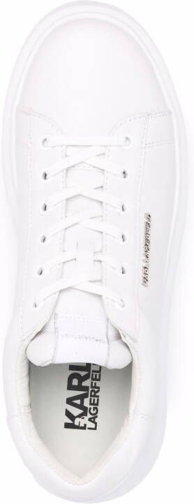 Karl Lagerfeld Kapri low-top leather sneakers White