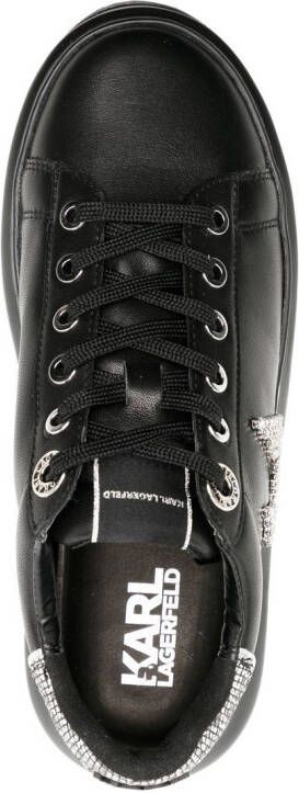 Karl Lagerfeld Kapri monogram sneakers Black