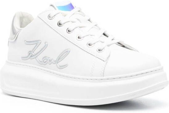 Karl Lagerfeld Kapri Signia lace-up sneakers White