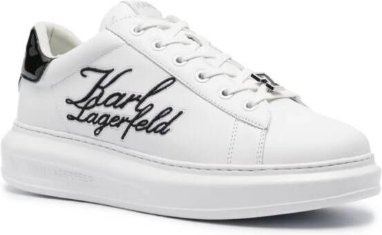 Karl Lagerfeld Kapri Signia leather sneakers White