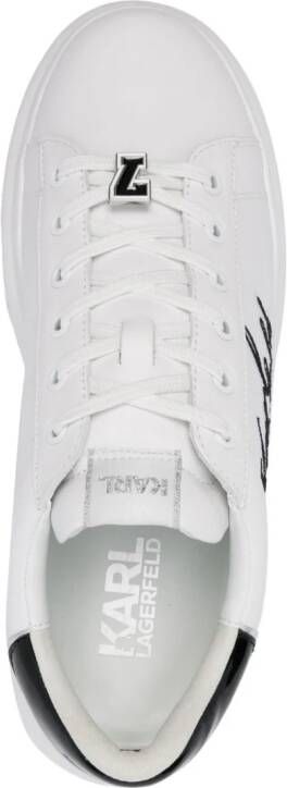 Karl Lagerfeld Kapri Signia leather sneakers White