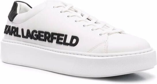 Karl Lagerfeld Karl Injekt embossed-logo low-top sneakers White