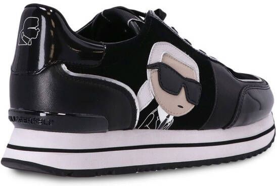 Karl Lagerfeld Karl patch-detail low-top sneakers Black