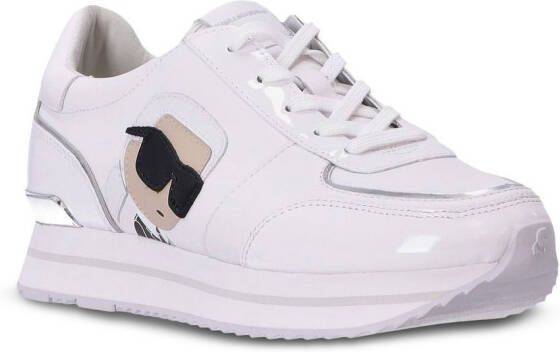 Karl Lagerfeld Karl patch-detail low-top sneakers White
